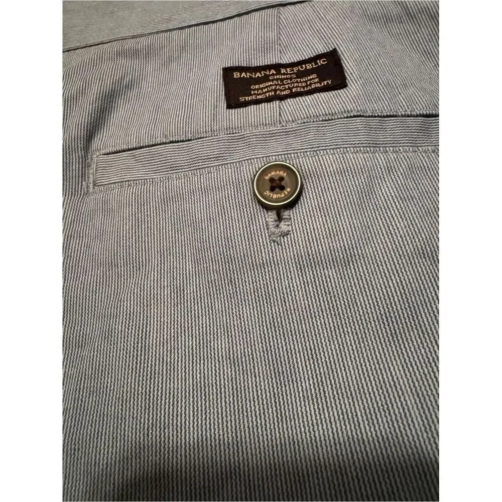 Banana Republic Men's Blue stripped Trousers